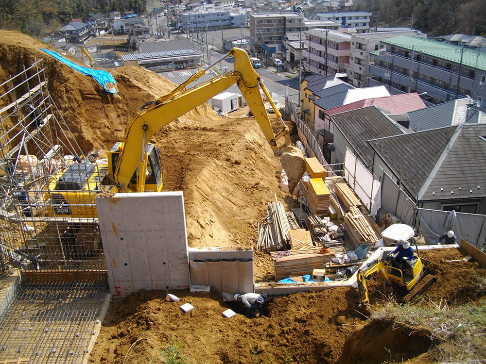 共同住宅造成基礎工事