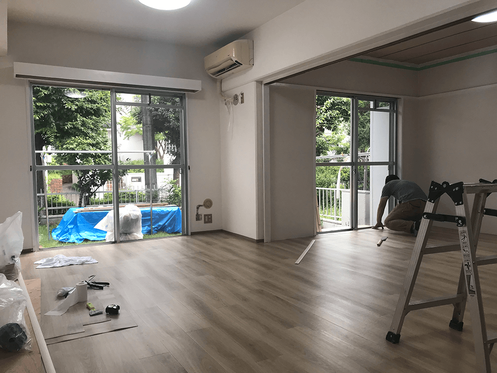住宅床リフォーム工事