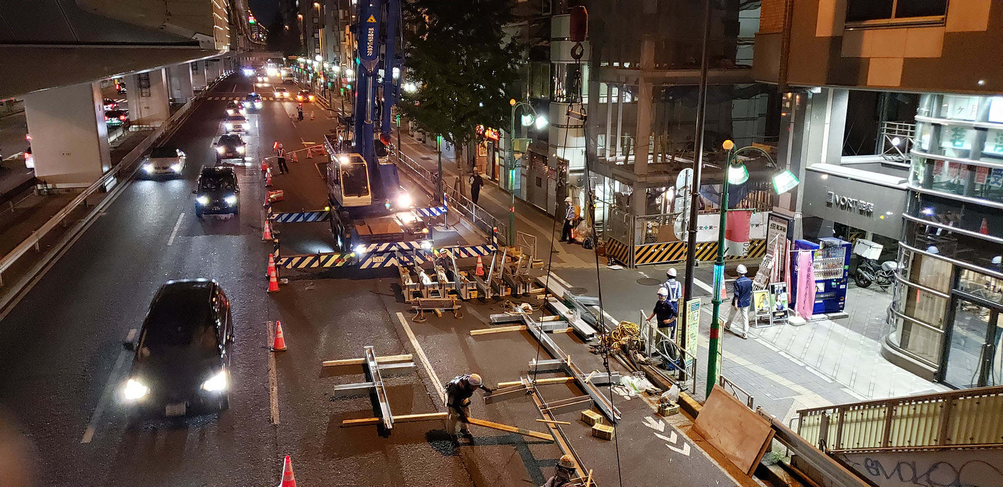 Ｓ造新築鉄骨組上げ工事